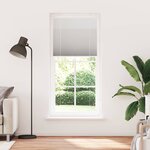 vidaXL Store plissé gris clair 95x200 cm largeur du tissu 94 4 cm