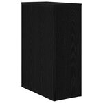 vidaXL Meuble de salle de bain fin Chêne noir 22 x 44 x 61.5 cm