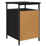 vidaXL Cabinet de chevet 2 Pièces Chêne noir 40 x 42 x 60cm