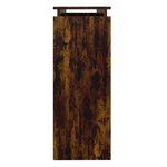 vidaXL Table console Chêne fumé 102x30x80 cm Bois d'ingénierie