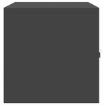 vidaXL Armoire de rangement Noir 80 x 40 x 40 cm Acier