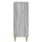 vidaXL Armoire à tiroirs Sonoma gris 33 x 34 5 x 90 cm