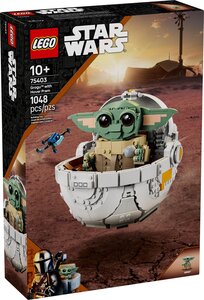 LEGO Star Wars - Set Grogu avec Landau - 75403 : Construisez et Exposez Grogu et son Univers