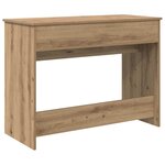 vidaXL Table de Toilette avec tiroir chêne artisanal 100 x 45 x 76 cm