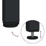 vidaXL Support d'imprimante à 2 niveaux chêne marron 40x20x40 cm