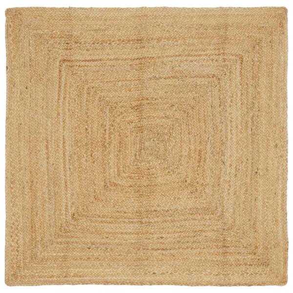 vidaXL Tapis Beige 160 x 160 cm Jute