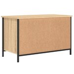 vidaXL Meuble TV Chêne sonoma 80x40x50 cm Bois d'ingénierie