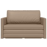 vidaXL Canapé-Lit Cappuccino 124 x 71 x 78 cm Cuir artificiel