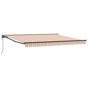 vidaXL Cadre d'auvent Bleu et Orange 400 × 300 cm