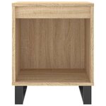 vidaXL Tables de chevet 2 Pièces chêne sonoma 40x35x50 cm bois ingénierie
