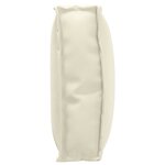 vidaXL Coussin Crème 60 x 40 x 12 cm Tissu Oxford