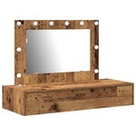 vidaXL Table de Toilette Marron 100 x 40 x 70 cm Bois d'ingénierie
