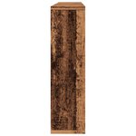 vidaXL Armoire à miroir et LED vieux bois 76x15x55cm bois d'ingénierie