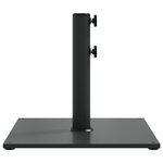 vidaXL Base de parasol pour mâts Ø32/38/48 mm 17 kg carré