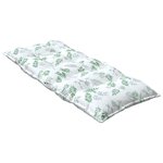 vidaXL Coussins de chaise à dossier haut lot de 2 modèle de feuille