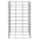 vidaXL Lits surélevés en gabion 3 Pièces 30x30x50 cm Fer