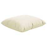vidaXL Coussins de canapé lot de 4 crème 50x50 cm tissu