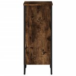 vidaXL Bibliothèque chêne fumé 50x31x74 5 cm bois d'ingénierie