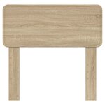 vidaXL Tête de lit Chêne Sonoma 90 cm Bois d'ingénierie