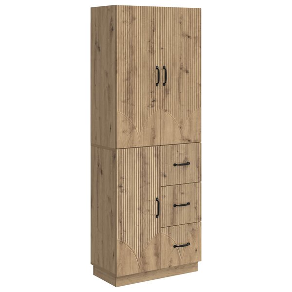 vidaXL Ensemble de Meubles 2 Pièces Chêne artisanal Bois d'ingénierie