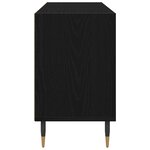 vidaXL Meuble TV Chêne noir 103 5 x 30 x 50 cm Bois d'ingénierie