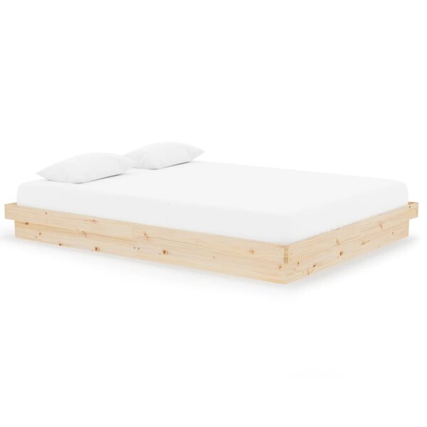 vidaXL Cadre de lit sans matelas bois massif