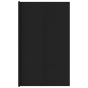 vidaXL Tapis de tente 400x500 cm Noir