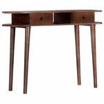Vidaxl table console 110 x 35 x 76 cm bois d'acacia massif