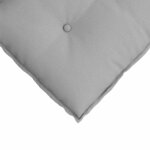 vidaXL Coussin de Dos Gris nuage 180 x 19 x 50 cm tissu