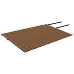 vidaXL Panneaux de terrasse et accessoires WPC Marron/gris 30 m² 2 2 m