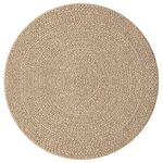 vidaXL Tapis 120 cm aspect jute intérieur et extérieur