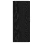 vidaXL Armoire de bureau - Chêne noir  60 x 32 x 77 5 cm  en bois d'ingénierie