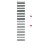 vidaXL Store zèbre gris foncé largeur du tissu 45 9 cm polyester