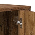 vidaXL Meuble TV Bois Ancien 100 x 31 5 x 35 cm Bois d'ingénierie