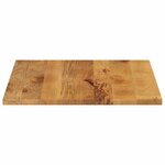 vidaXL Dessus de table 80x80x3 8 cm carré bois massif manguier