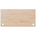 vidaXL Dessus de bureau 80x40x2 5 cm bois massif de pin