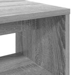 vidaXL Meuble TV Gris Sonoma 100 x 30 x 40 cm Bois d'ingénierie