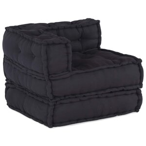 vidaXL Unité de canapé modulaire 3 Pièces Anthracite Tissu