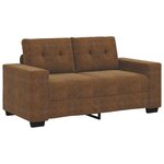 Canapé amoureux vidaXL Marron 120 cm en simili cuir