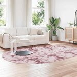 vidaXL Tapis Shaggy à poils longs NAVARRA rose poudré 300x200 cm