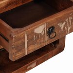 vidaXL Cabinet de chevet mural avec tiroir Multicolore 40 x 30 x 36 cm