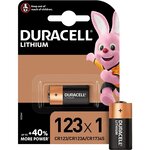 Blister de 1 Pile Photo Ultra Lithium DL 123 A DURACELL