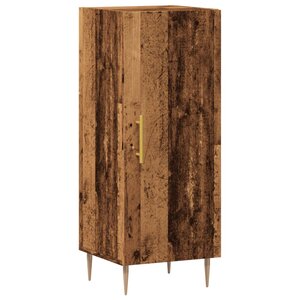 vidaXL Buffet vieux bois 34 5x34x90 cm bois d'ingénierie