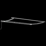 vidaXL Auvent Rétractable Automatique avec LED Beige 500x300 cm