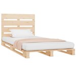 vidaXL Cadre de lit 90x200 cm Bois de pin massif