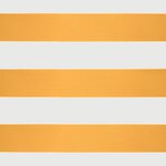 vidaXL Auvent rétractable jaune et blanc 4 5x3 m tissu et aluminium