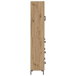 vidaXL Haut Armoire 2 Pièces Chêne artisanal Bois d'ingénierie
