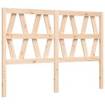 vidaXL Cadre de lit sans matelas 140x200 cm bois massif