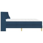 vidaXL Cadre de lit avec matelas avec tête de lit Polyester