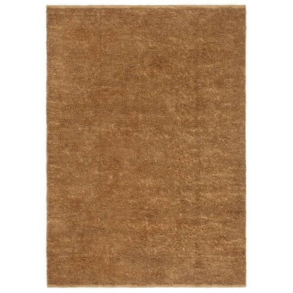 vidaXL Tapis à poils bouclés fait à la main 200x300 cm Jute et coton